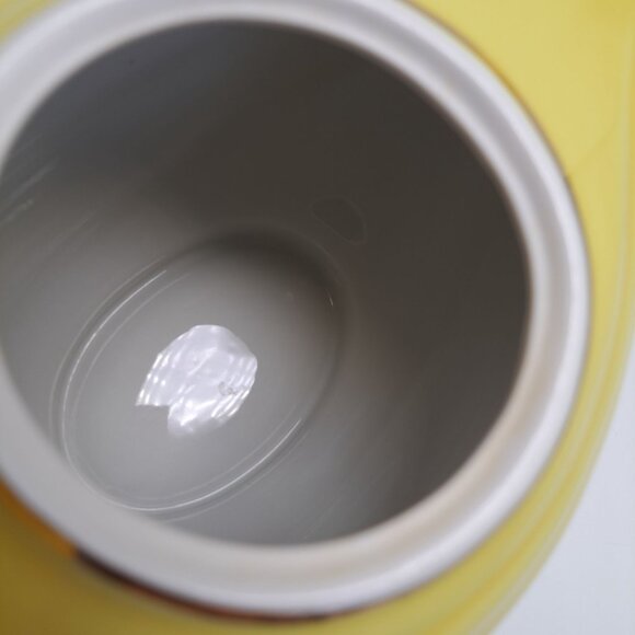 Hall Aladdin Genie Lamp Teapot Yellow Gold Trim Swirl Design Collectible Vintage - Picture 13 of 16